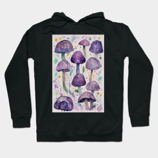 Purple Mushrooms Hoodie